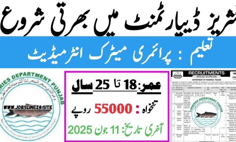 Fisheries Department Jobs