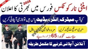 Punjab Anti Narcotics Force Jobs